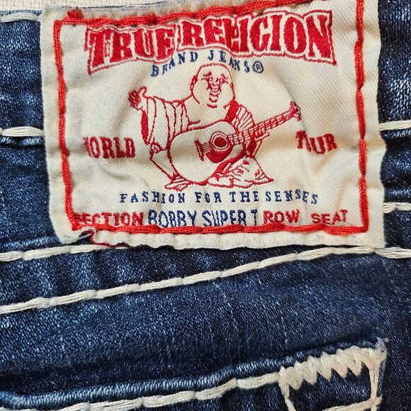 True Religion Women's Bobby Super T Flare Jeans - Size 28 - Picture 10 of 10